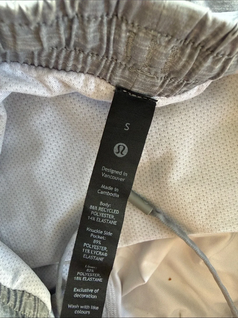 Lululemon Pace Breaker Short Lined 7
